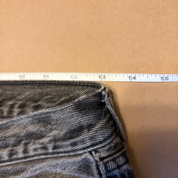 Vintage Levi’s Washed Black Straight Leg Jeans 26/27 90s Fit - Picture 6 of 8